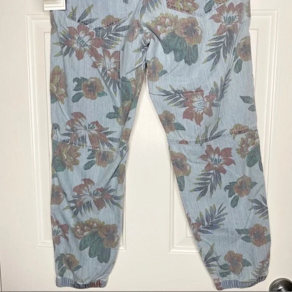 MOTHER Denim No Zip Misfit Floral Pants Fresh Cut NWT - Picture 6 of 15